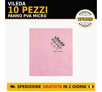 10 pz Panno PVA MICRO Rosso Vileda