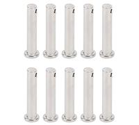 10 pz Perni con Forcella Rotondi a Testa Piatta in Acciaio Inossidabile 304 Posizionamento di Parti Mobili Lineari M8x40mm