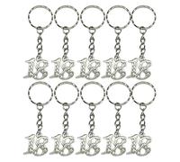 PuntoCasaStore 10 PZ PORTACHIAVI CIONDOLO NUMERO 18 ANNI COMPLEANNO DICIOTTESIMO 7,3 CM BOMBONIERA APPLICAZIONE