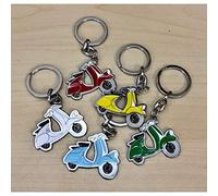 10 PZ Portachiavi metallo Scooter Vespa colorata BOMBONIERA segnaposto