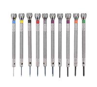 10 Pz Precision-Watchmaker-Screwdriver Set Occhiali Repair-Screwdriver 0.6-2.0mm
