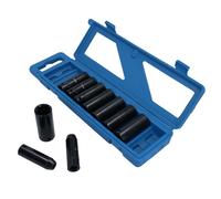 10 pz. prese a percussione metriche profonde da 1/2" 10 mm - 24 mm nella cust...