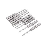 10 pz Punte for Cacciavite Phillips S2 Testa Incrociata 40mm Lunghezza 4mm Diametro Gambo Rotondo Punte Magnetiche 1.5PH00 2.5PH0 3PH1 4PH2 2PH0 (Size : 1.5PH00)