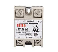 10 pz Relè A Stato Solido SSR-10DA 25DA 40DA 50DA 60DA 100DA Radiatore 3-32 V/DC a 24-380 V/AC SSR Industria Commercio All'ingrosso Della Fabbrica(SSR-90DA)