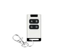 10 pz Rolling Code Telecomando 433 mhz 4 Canali Garage Cancello Apri della Porta Duplicatore Copia Clone HCS301(10pcs ABCD white)