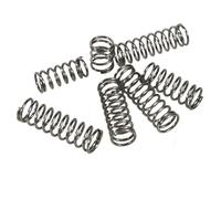 10 pz Rotore Bobina Cilindrica Contropressione Forte Molla di Compressione Acciaio 65Mn Diametro Filo di Acciaio 1.0mm(25mm (10Pcs),13mm)