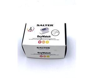 10 pz. Salter OxyWatch pulsossimetro a punta di dita ossigeno nel sangue moni...