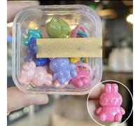 10 pz/scatola Coreano Carino Palla Elastici Per Capelli Per La Bambina Star Elastici Legami Dei Capelli Del Capretto Anno Rosso Amore Corda Dei Capelli Dei Monili regalo-colore 7