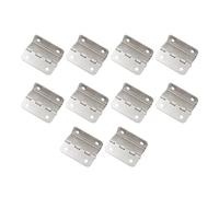 10 Pz Scatola Di Legno Cerniera Finestre Tri-fold Angolo Retto 4 Fori Piatta Della Porta Armadio Accessori Hardware For Mobili Facile Pratico