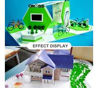 10 pz Schiuma Foglio Costruzione Micro Paesaggio Materiale Layout