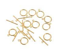 10 Pz/set 14mm Toggle Chiusure Connettori OT Chiusura In Acciaio Inox per Gioielli Pendenti Di Cristallo All'ingrosso