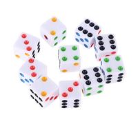 10 pz/set D6 Sei Lati Quadrato Opaco 15mm Dadi Gioco di Ruolo Gioco Per Club Party