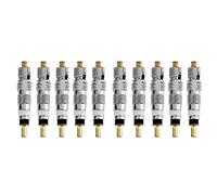 10 Pz/set Metallo Rame Staccabile Presta Valve Core Bicicletta Bici Da Strada Valvola Nucleo Francese Valvola Pompa