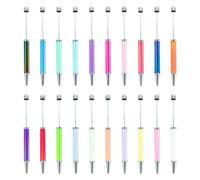 10 Pz/Set Penna A Sfera Beadable 1,0mm Penna Multicolore Con Inchiostro Nero