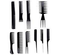 10 pz/set Styling pettine Home Salon Barbiere Shop Wide Dente Pettine Kit Donne Uomini Hairstyle Strumento di Bellezza