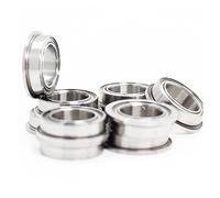 10 PZ SF698ZZ Flangia Cuscinetto 8x19x6mm Doppia Schermatura In Acciaio Inox Flangiati Cuscinetti A Sfera SF698-2Z SF698Z Cuscinetti industriali(SF698ZZ-P0-10PCS)