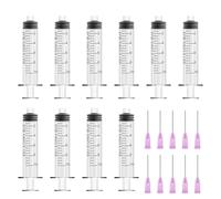 10 Pz Siringhe 10 ml, Siringhe Con Ago, Siringhe Di Misurazione, Siringa Di Plastica, Siringa Per Animali Domestici, Industriale, Laboratorio, Olio, Erogazione Di Inchiostro O Colla