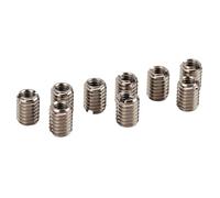 10 Pz Slot per Mobili in Acciaio Inossidabile Raccordo Durevole M4x0.7 Inserti Filettati Riducendo Dado Filettatura Femmina M4x0.7 Filettatura Maschio M6x1.0 con Lunghezza 8mm