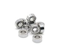 10 PZ SMR105ZZ 5X10X4MM ABEC-7 cuscinetto in acciaio inossidabile in miniatura 440C materiale L-1050ZZ WBC5-10ZZA cuscinetto a tazza for bobina