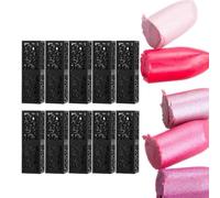 10 Pz Stampo Rossetto Fai Da Te, 12,1 Mm Nero Vuoto Rossetto Tubi DIY Lip Balm Contenitore, Tubo Stampo per Anelli per La Realizzazione di Rossetti, Balsami per Le Labbra