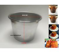 10 PZ STAMPO TIMBALLO MUFFIN DM.85 MM H.60MM CUPCAKES ALLUMINIO PROF 1 2023