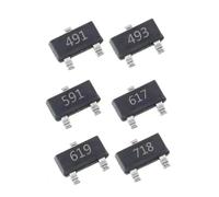 10 PZ TA SOT23 Transistor Di Potenza Al Silicio(FMMT618)