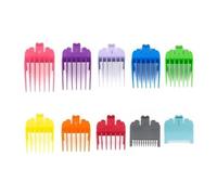 10 Pz Tagliatore Di Capelli Limite Guida Pettine Trimmer Guardie Attacco 1.5-25mm Universale Strumento Di Taglio Di Capelli Tagliatore Pettini Limite(10pcs Colorful)