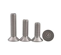 10 pz Testa Svasata Esagono Incassato Bullone Lungo In Acciaio Inox 316 Esagono Incassato Viti Lunghe M4 - M10, M8