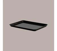 10 Pz Vassoi Espositore da Banco Nero Rettangolare 27,5x20H2 cm
