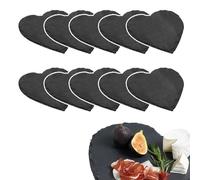 10 pz vassoio ardesia cuore piatto da portata antipasti aperitivi bar ristorante