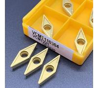 10 pz VCMT110304 VP15TF/UE6020/US735 Lama in metallo duro Utensile for tornitura in metallo Utensili for tornitura CNC Possono essere indicizzati Utensile da taglio TCMT(VCMT110304 VP15TF)