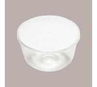 10 Pz Zuccotto 12 Porzioni Liscio con Coperchio Trasparente 1200g