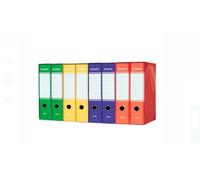 10 RACCOGLITORI AD ANELLI A4 DORSO 8 CON CUSTODIA - FALDONI DOCUMENTI UFFICIO