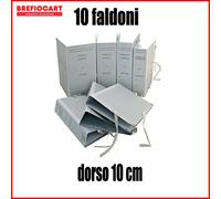 10 raccoglitori faldoni cartella archivio con lacci legacci per ufficio dorso 10