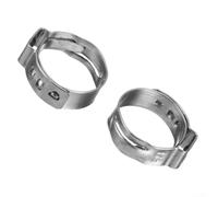 10 raccordi ad anello in acciaio inox per 7 tubi da 14 mm con design cocleare per una migliore tenuta e compensazione dell'espansione termica (10 mm)