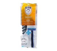 10 Rasoi da barba usa e getta 2 lame con banda emolliente