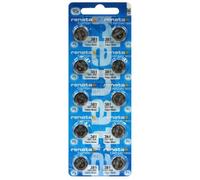 10 Renata 381 SR1120SW batteries Argento 1.55V Orologio Scadenza 2025 Nuovo