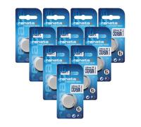 10 Renata Cr2450n Batterie Al Litio 3v Cella a Moneta Bottone Svizzera Fatto Exp