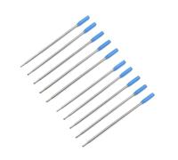 10 ricariche di inchiostro in metallo, 115 mm, punta da 1 mm, per ufficio e scuola (10 pezzi)