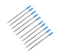 10 ricariche per penna in metallo, colore blu e nero, 115 mm, punta da 1 mm, strumenti di scrittura