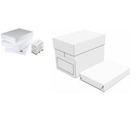 10 RISME 500 FG F.TO A4 21X29,7 GR.80 CARTA BIANCA PER LASER INK JET