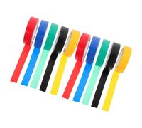 10 Rolls Nastro Elettricista Adesivo Colorato Isolante Elettrico