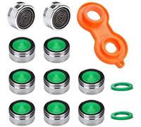 10 rompigetto per rubinetto M24, con filtro ABS, con chiave per ugello