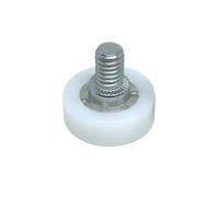 10 rotelle for cassetti in POM con diametro esterno di 26 mm DR26 C2L8W7M6 for cassetto contanti, contatore denaro, ruote guida for porte e finestre(DR19-C2L8W6M6)