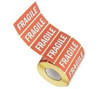 10 Rotoli - 10000 Etichette Adesive FRAGILE 90x30 mm per CARTONI TRASLOCO