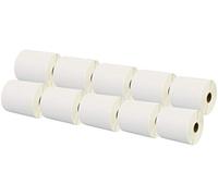 10 Rotoli 100mm x 50mm Etichette termica diretta compatibili per Zebra GK420d GK420t GC420d GX420d GX420t GC420t GX430t GT800 LP2844 TLP2844 CL-S521 CL-S621 CL-S631 (1000 Etichette per Rotolo)