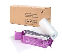 10 rotoli (110 mm x 18 m) di carta ad ultrasuoni UPP-110HG, pellicola ad ultrasuoni ad alta lucentezza, supporto di stampa termica per stampanti in bianco e nero compatibile Sony