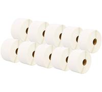 10 Rotoli 50mm x 25mm Etichette termica diretta compatibili per Zebra GK420d GK420t GC420d GX420d GX420t GC420t GX430t GT800 LP2844 TLP 2844 CL-S521 CL-S621 CL-S631 (1000 Etichette per Rotolo)