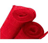 10 ROTOLI CARTA CRESPA ROSSO 40gr