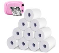 10 Rotoli Carta Termica Della Stampante, 57x30mm Carta per Stampante Termica per Bambini, Bianca per Stampa Foto Senza inchiostro da stampa